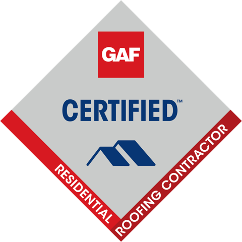GAF Certified Residential Roofing Contractor badge