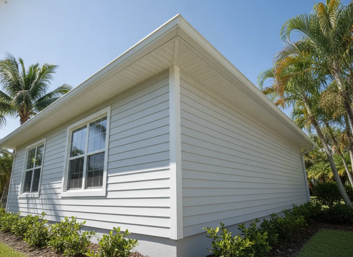 Aluminum Siding — representative example of the materials and finish used
