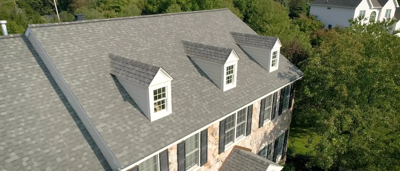 Professional roof repair work completed by licensed roofing contractors