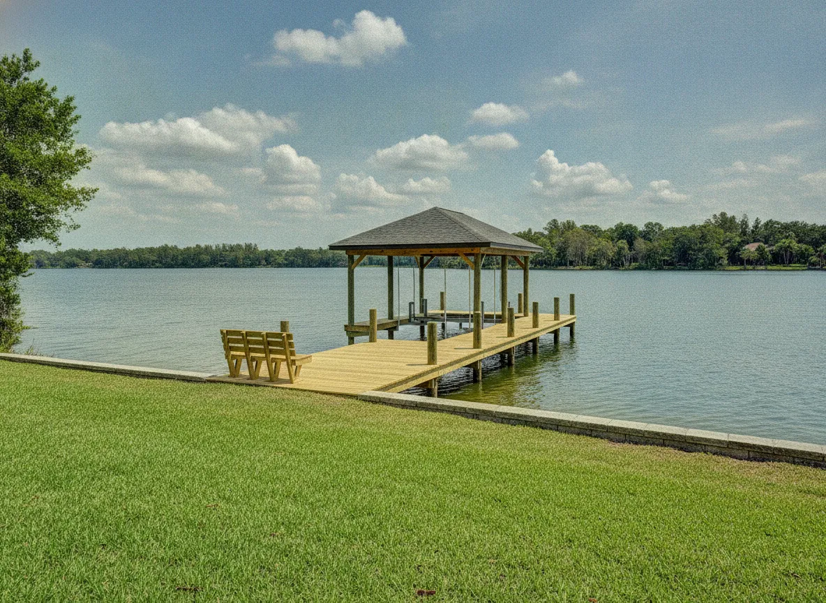Dock Building project showcasing quality craftsmanship and materials