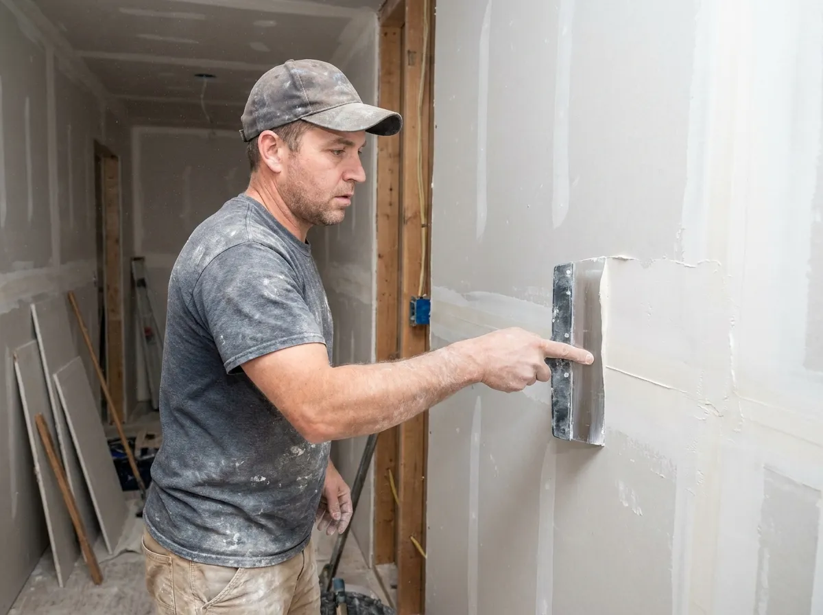 Professional drywall installation work completed by Pro Specialty Services, a licensed Lake County contractor