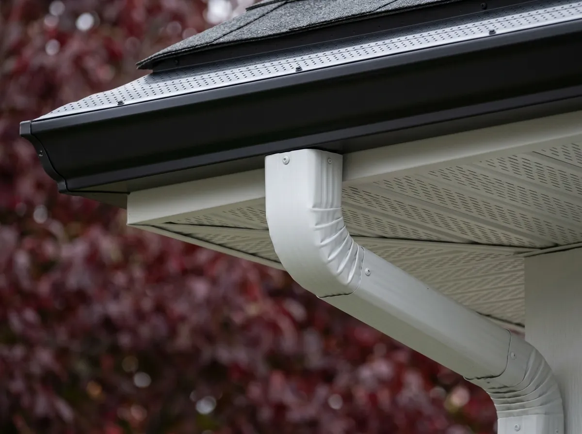 Professional gutter installation work completed by Pro Specialty Services, a licensed Lake County contractor