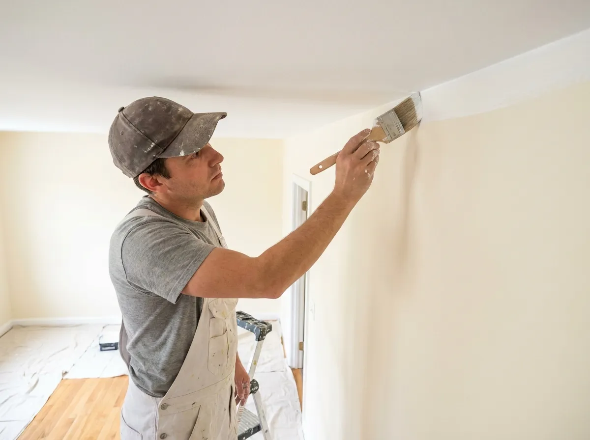 Professional interior painting work completed by Pro Specialty Services, a licensed Lake County contractor