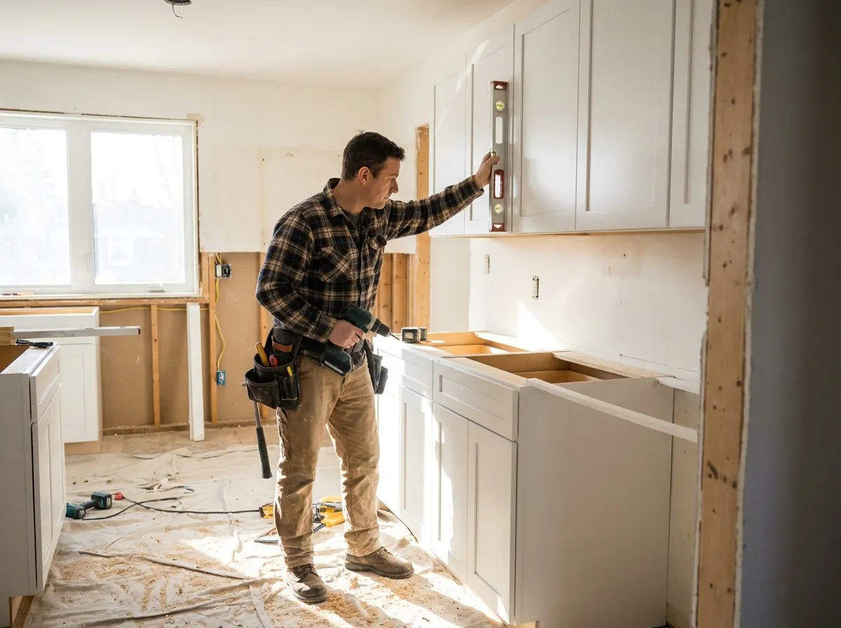 Professional kitchen remodeling work completed by Pro Specialty Services, a licensed Lake County contractor