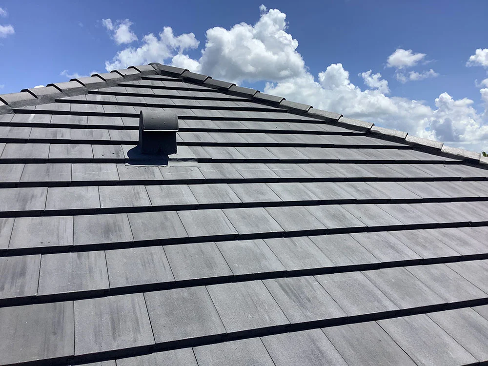 Professional lightweight tile roofing work completed by licensed roofing contractors