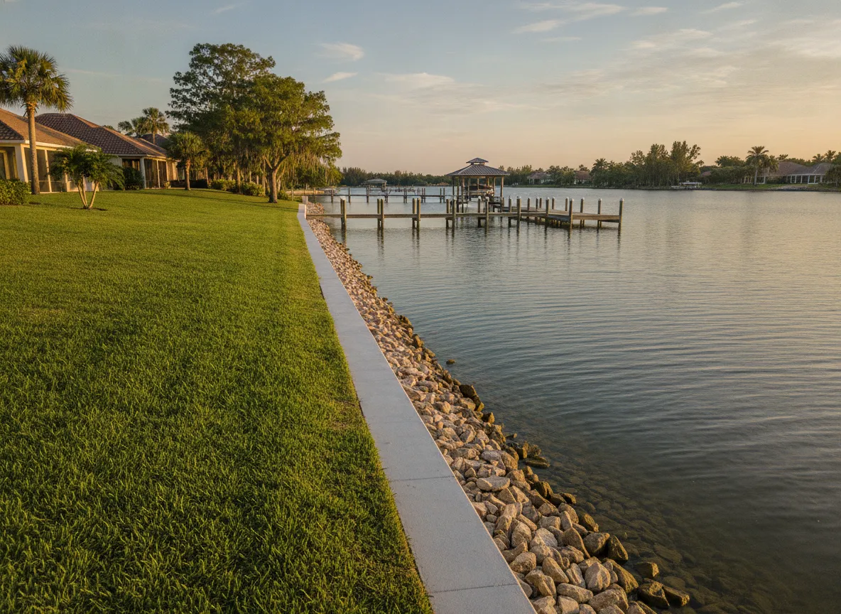 Seawall Repair project showcasing quality craftsmanship and materials