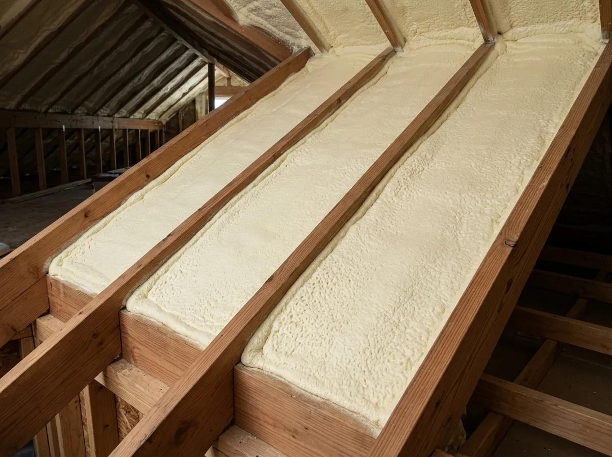 Professional spray foam insulation work completed by Pro Specialty Services, a licensed Lake County contractor