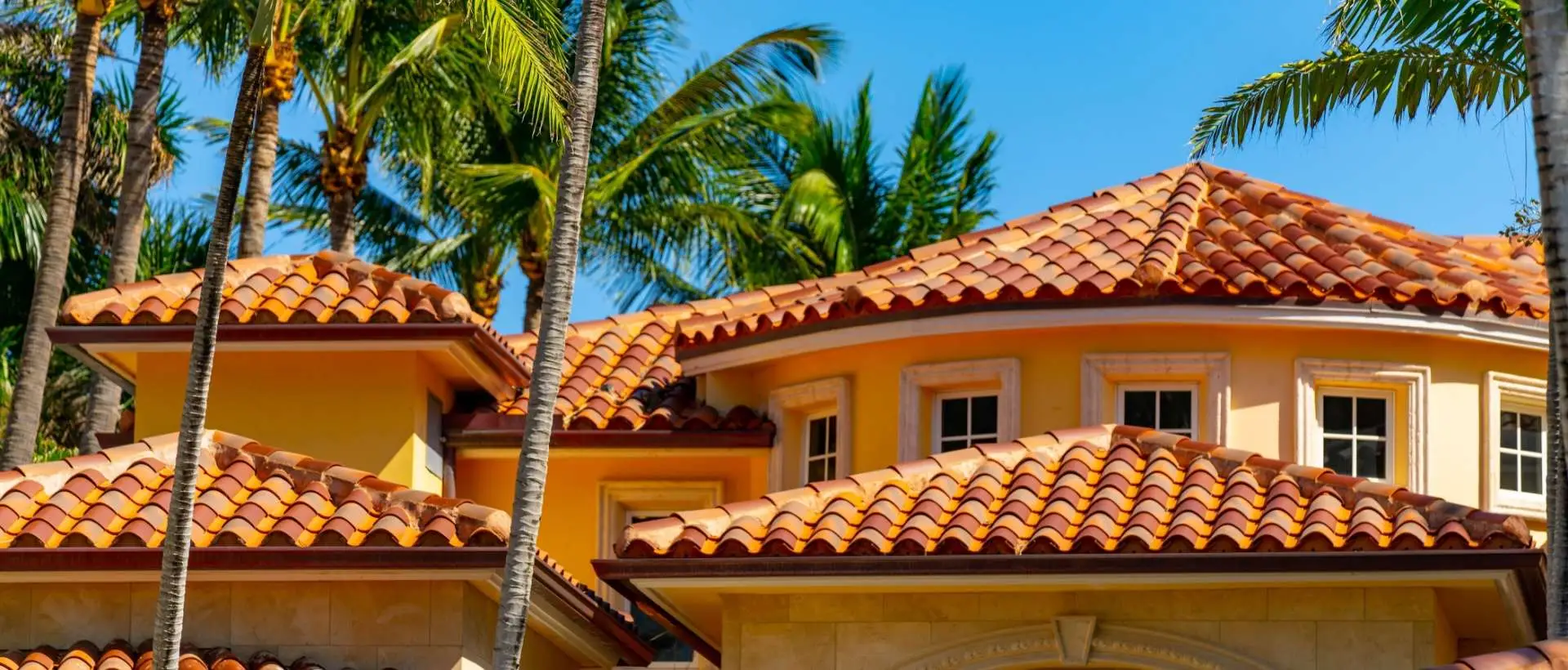 Professional tile roofing work completed by licensed roofing contractors